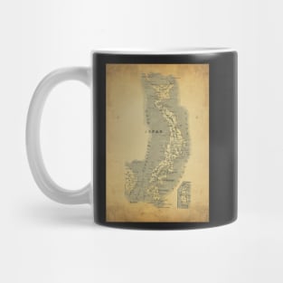 Old Map - Vintage - Japan Mug